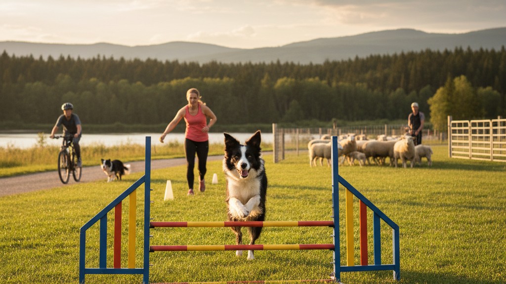 Activités et exercices recommandés pour garder votre Border Collie actif