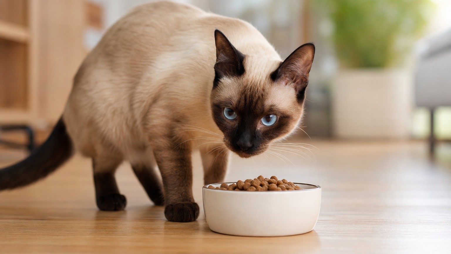Adapter l'alimentation de votre chat siamois selon son âge et son activité