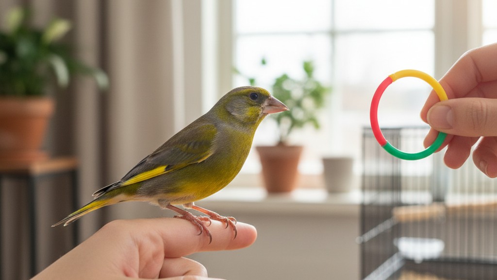 Dressage de base pour chardonnerets : techniques pour un oiseau heureux et obéissant