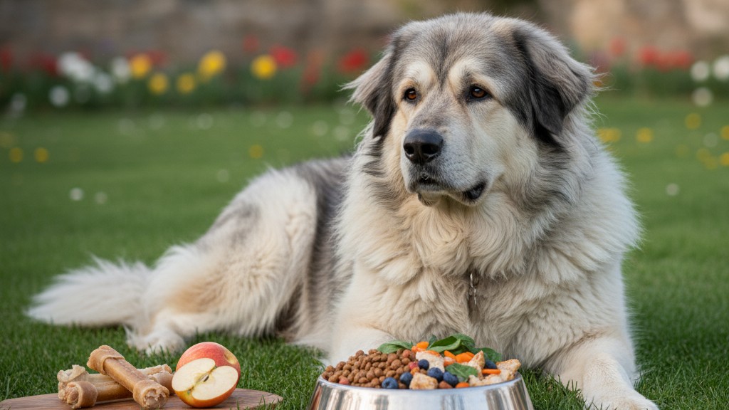 Alimentation idéale pour le Berger du Caucase : que lui donner pour rester en pleine forme