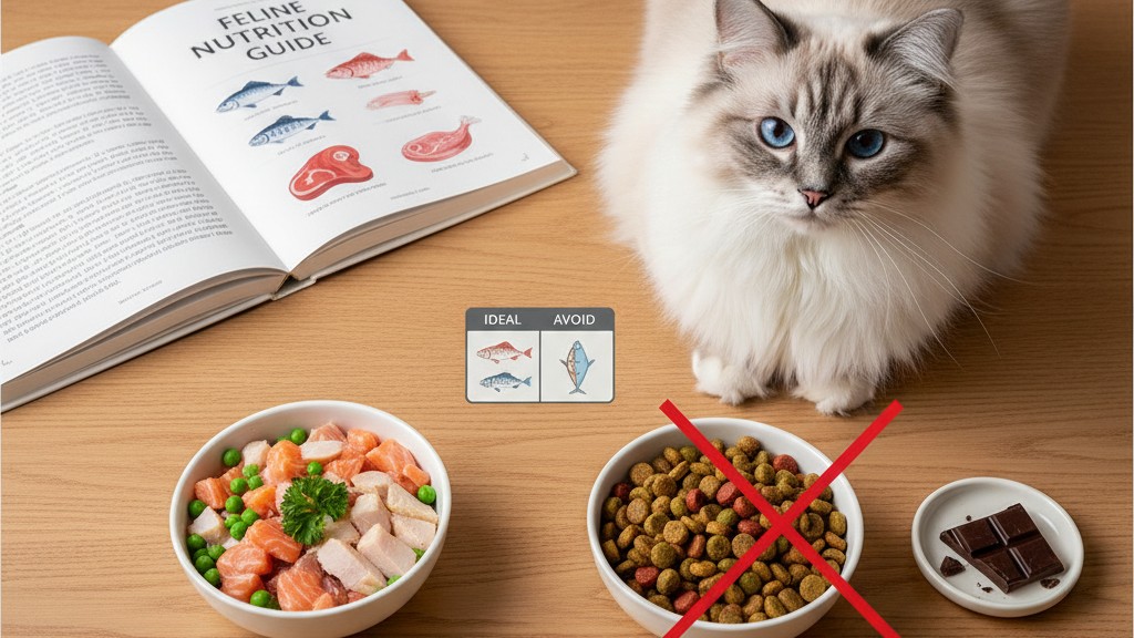 Alimentation idéale pour les chats Ragdoll : que donner et quoi éviter