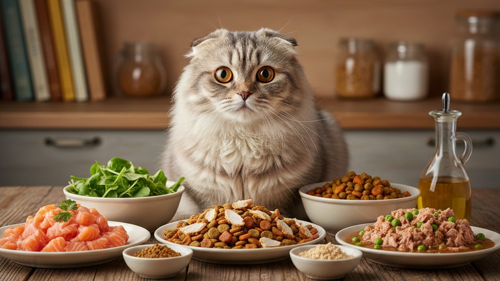 Alimentation idéale pour chats Scottish Fold : nutriments essentiels et conseils
