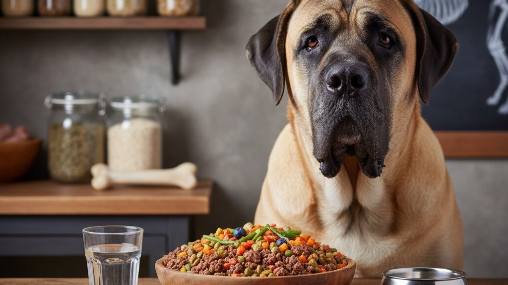 Alimentation idéale pour Mastiff Anglais : que lui donner pour rester en bonne santé
