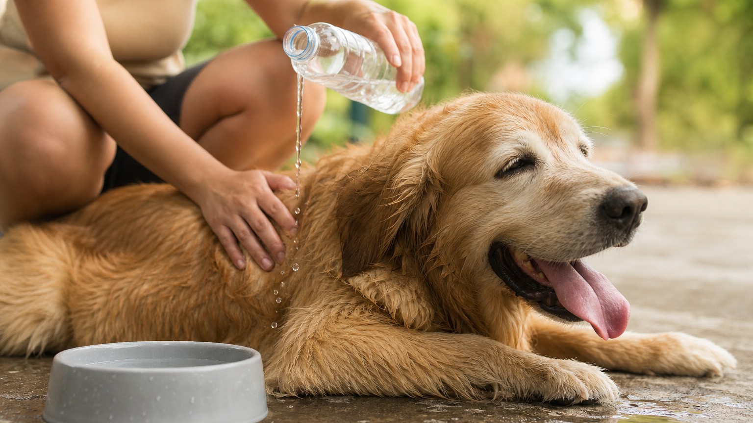 Comment réagir face à un coup de chaleur chez le chien