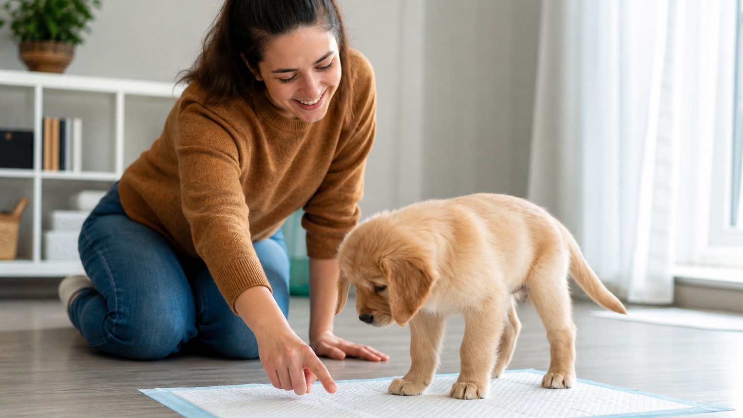 Comment apprendre à un chiot à faire ses besoins
