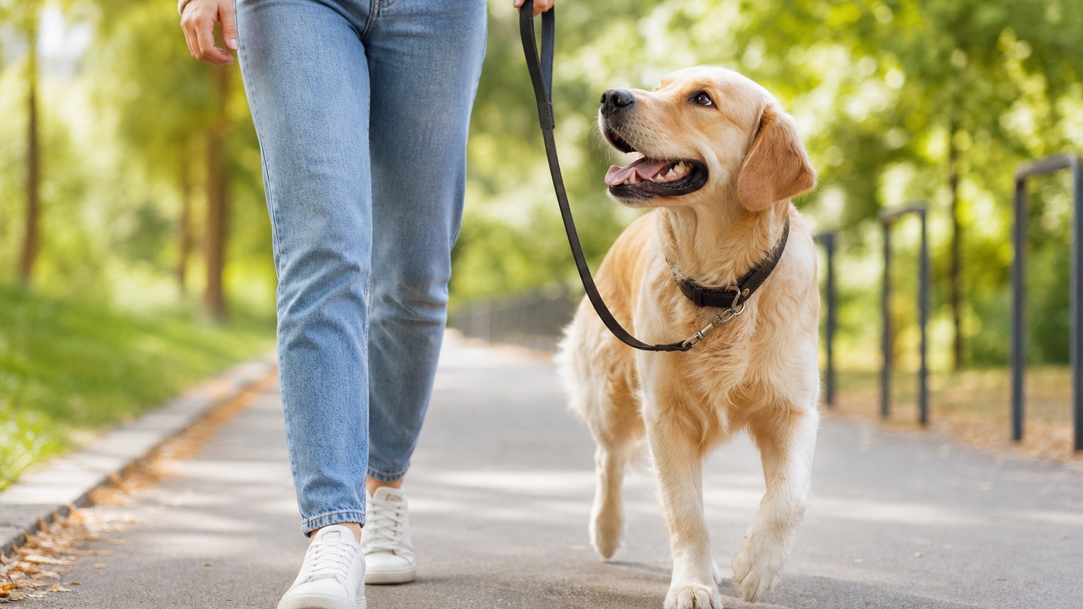Comment apprendre à un chien à marcher en laisse