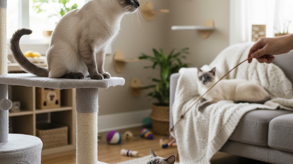 Comment comprendre et gérer le comportement du chat siamois à la maison