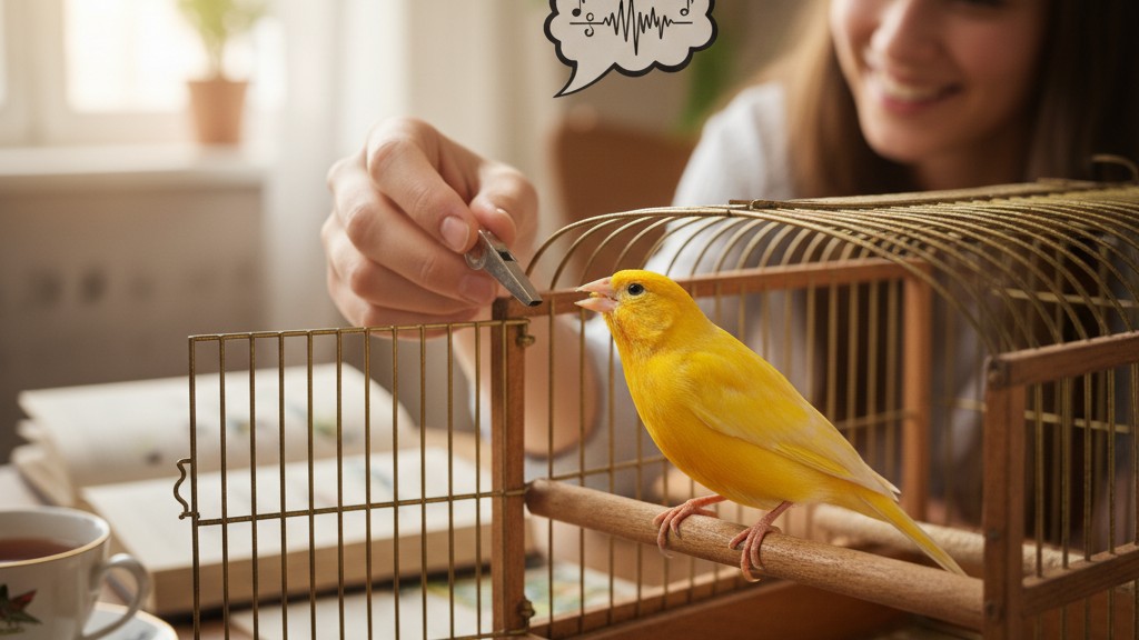 Comment entraîner votre canari à chanter et répondre à votre voix