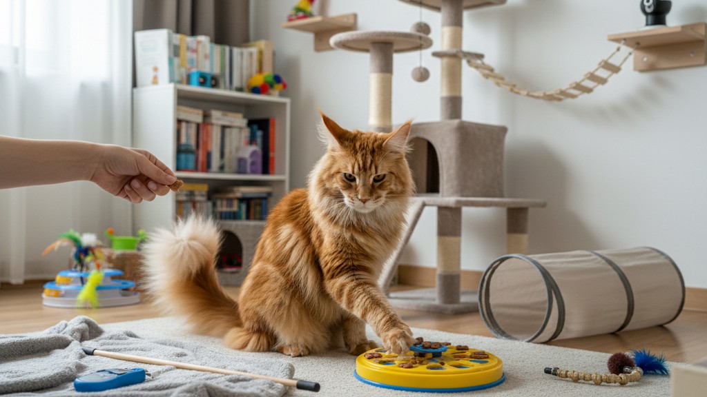 Comment entraîner votre Maine Coon : techniques efficaces pour un dressage réussi