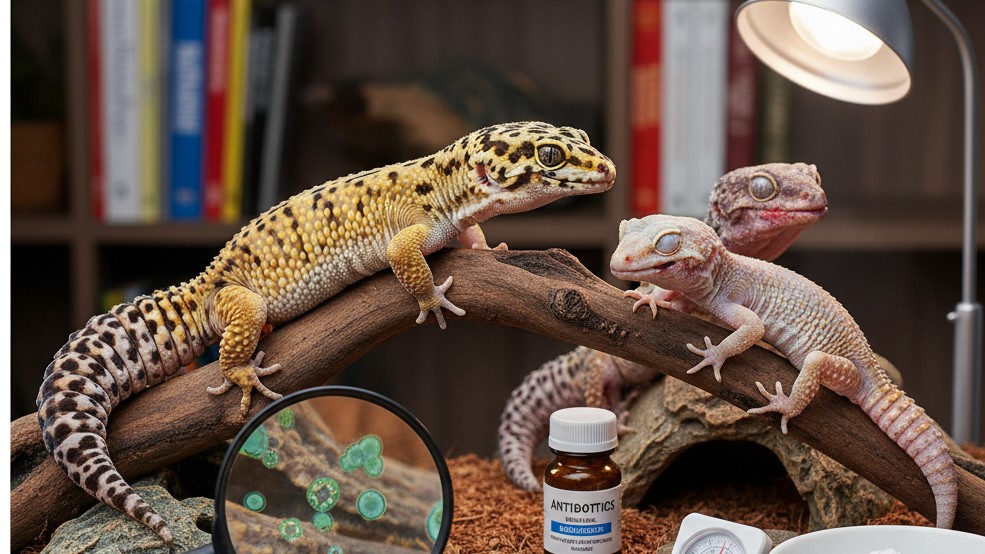 Comment reconnaître et soigner les maladies courantes chez le gecko léopard