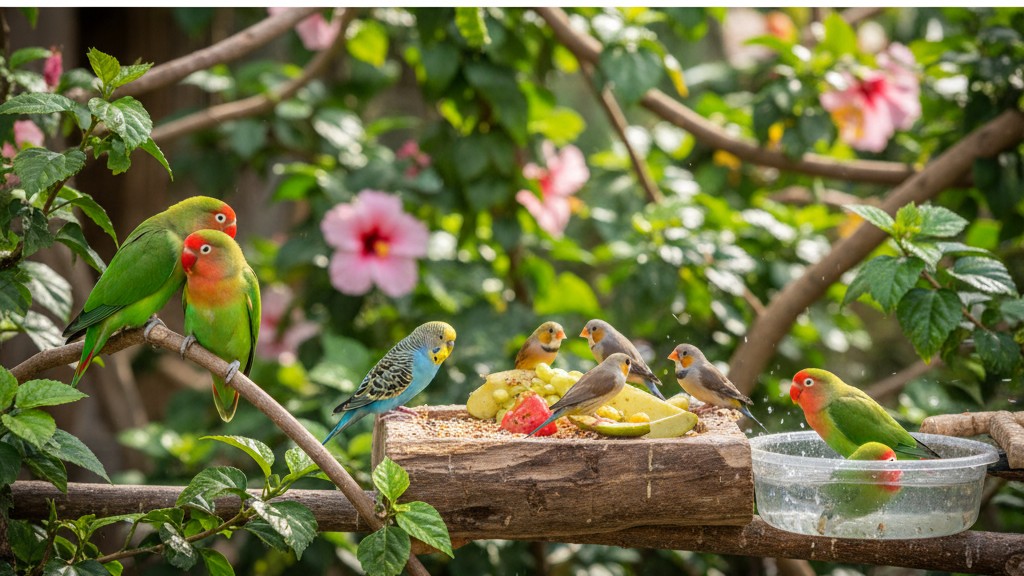 Comment assurer une cohabitation harmonieuse entre Agapornis et autres oiseaux