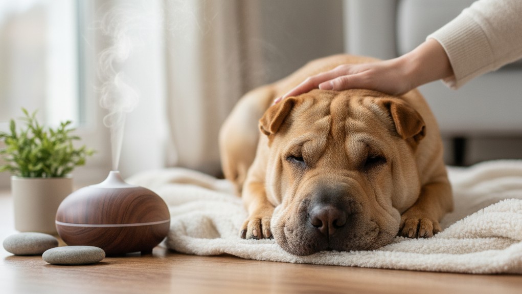 Comment gérer l'anxiété et le stress chez un Shar Pei : techniques efficaces