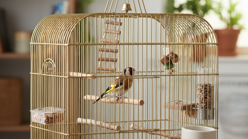 Comment préparer l'espace idéal pour votre chardonneret : cage et accessoires