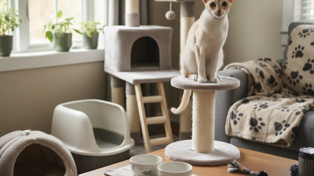 Comment préparer votre maison pour l'arrivée d'un chat Oriental à poil court