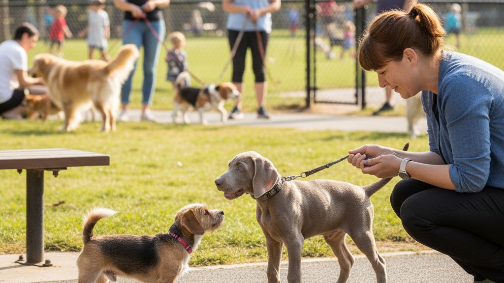 Comment bien socialiser un Weimaraner dès le plus jeune âge : conseils pour un chien équilibré