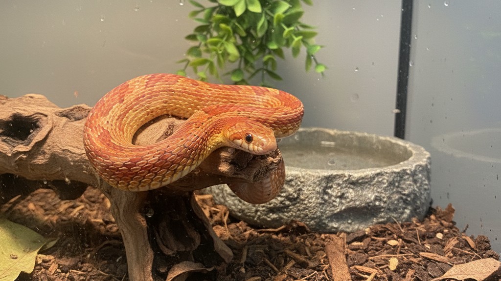 Comportement typique de la serpente du maïs : que prévoir et comment l'interpréter