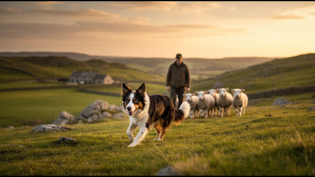 Comportement typique du Border Collie : que savoir et comment le gérer