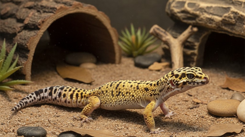 Comportement typique du gecko léopard : signaux et comment les interpréter