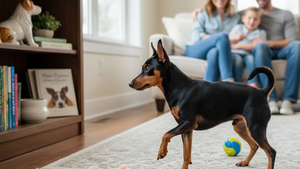 Comportement typique du Manchester Terrier : comprendre et améliorer la cohabitation