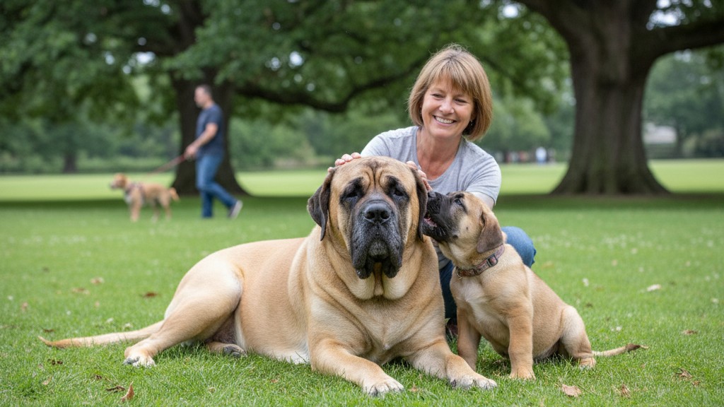 Comportement typique du Mastiff Anglais : que savoir et comment le gérer