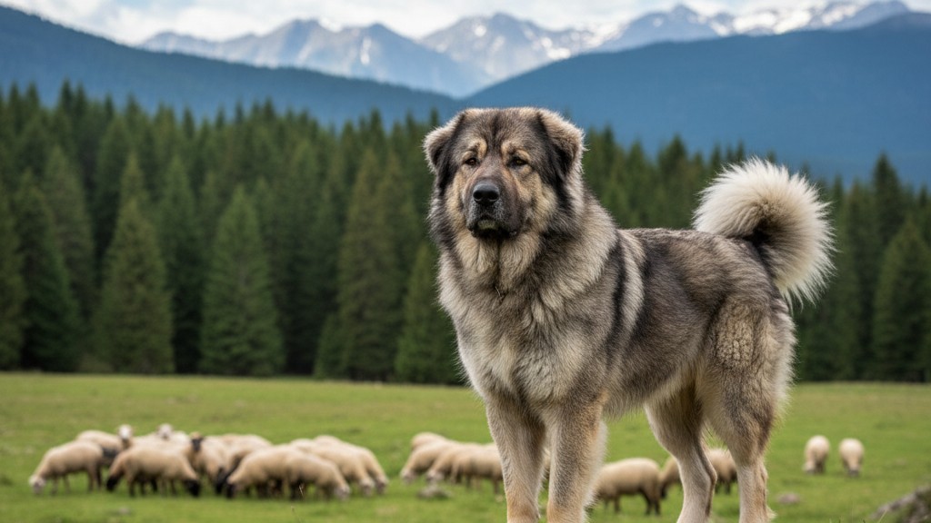 Comportement typique du Berger du Caucase : que faut-il attendre de cette race protectrice
