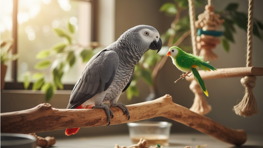 Comprendre le comportement du perroquet gris : signaux et communication