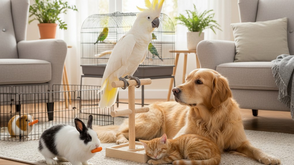 Conseils pour une cohabitation harmonieuse entre cacatoès et autres animaux
