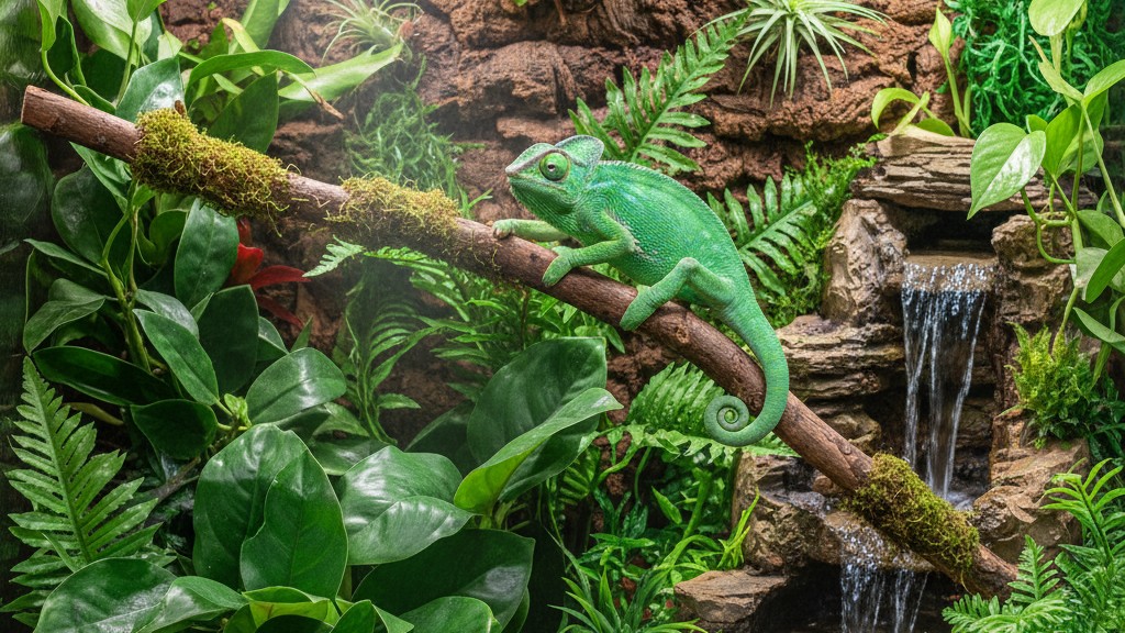 Conseils pour bien vivre avec votre caméléon : espace et environnement adaptés