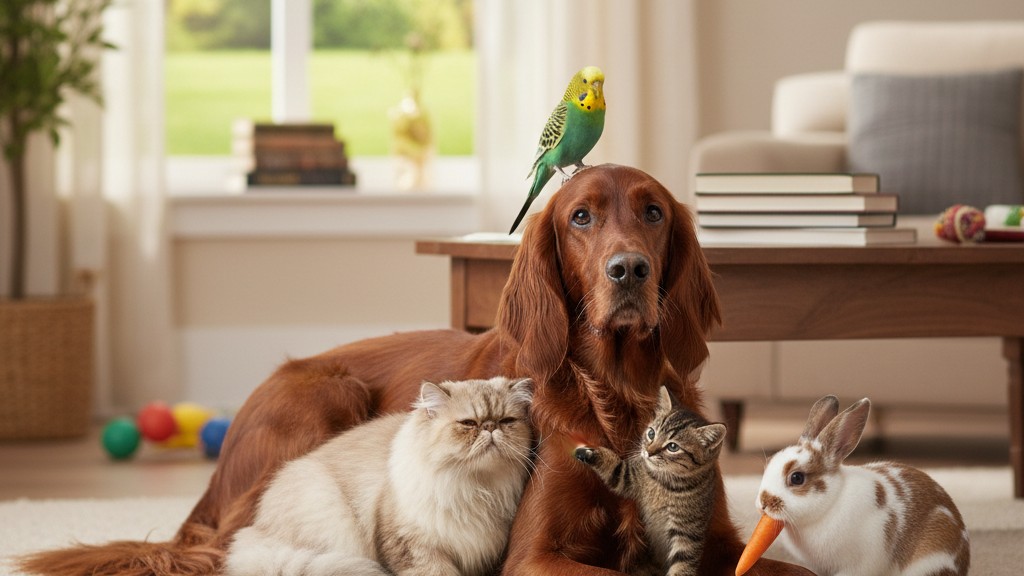 Conseils pour une bonne cohabitation entre Irish Setters et autres animaux à la maison