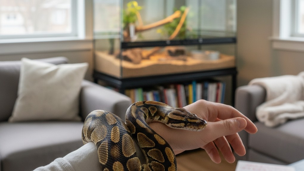 Conseils pour une cohabitation sûre et harmonieuse avec votre python boule à la maison