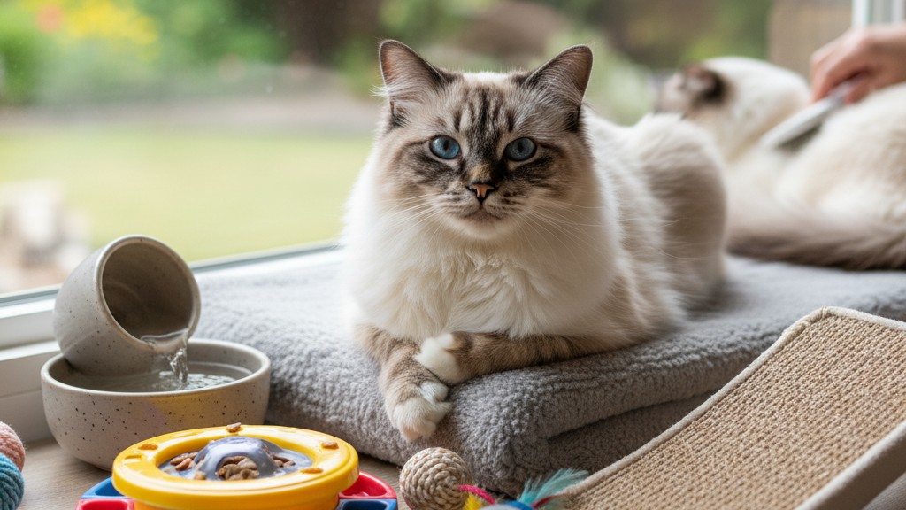 Conseils pour garder votre chat Birman en bonne santé et heureux