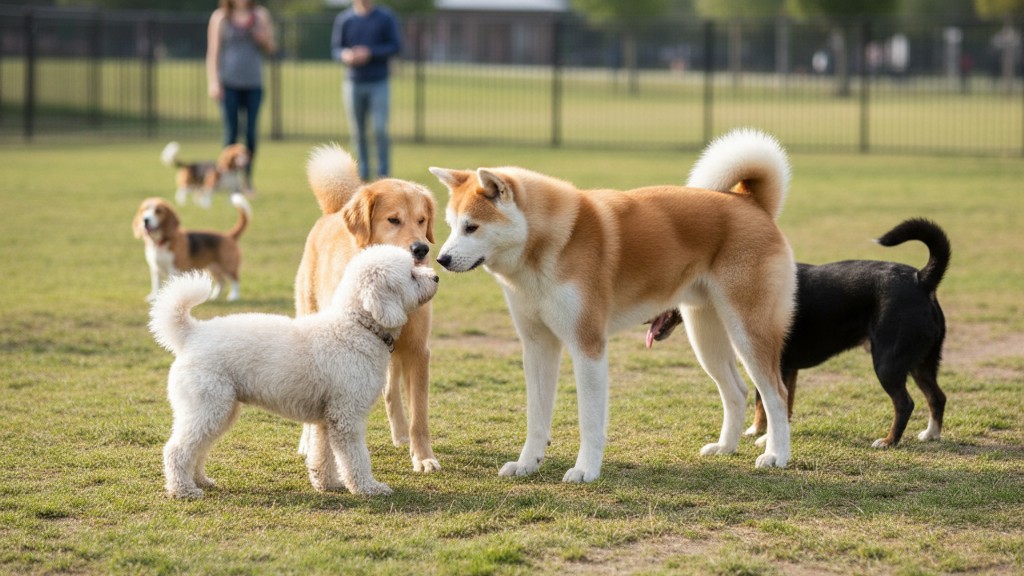 Conseils pour socialiser votre Akita et améliorer son comportement