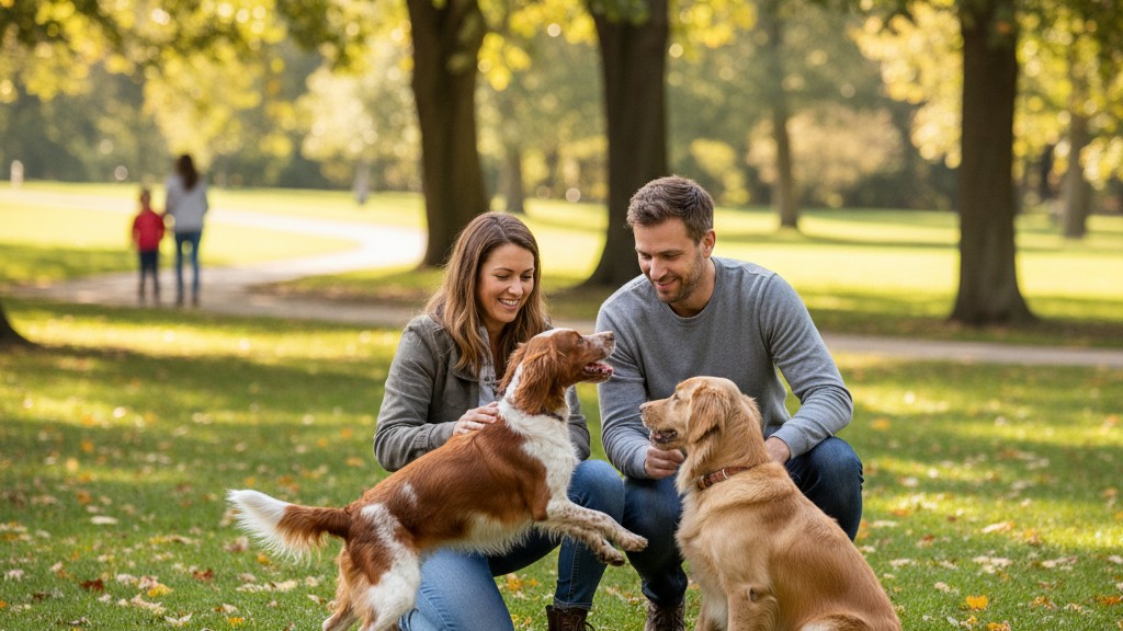 Conseils pour socialiser et améliorer la vie avec votre Brittany Spaniel