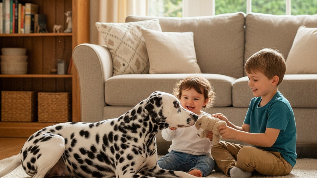 Conseils pour une bonne cohabitation entre Dalmatiens et enfants