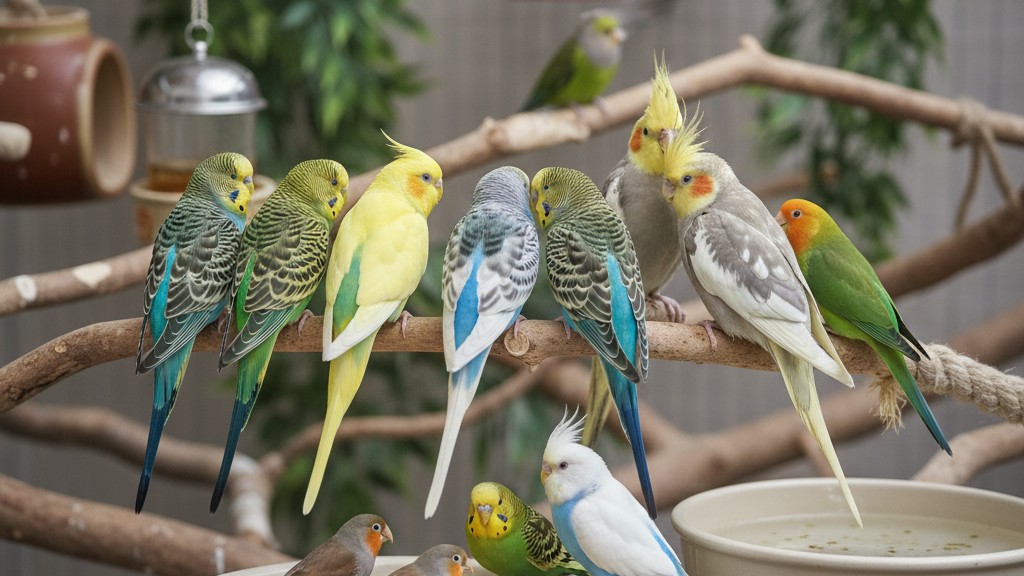 Conseils pour une cohabitation harmonieuse entre perruches ondulées et autres oiseaux