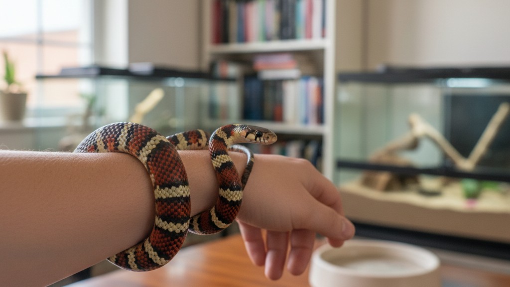 Conseils pour une cohabitation sûre et harmonieuse avec une serpente de lait