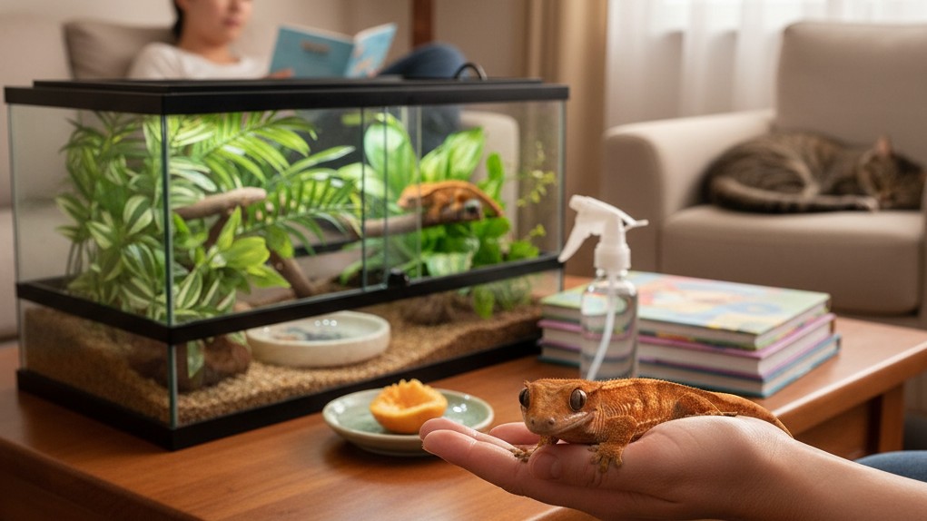 Conseils pratiques pour bien vivre avec un Gecko Cresté
