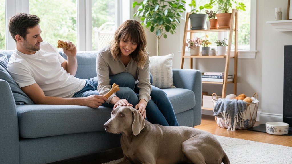 Vivre avec un Weimaraner à la maison : conseils pour une cohabitation harmonieuse