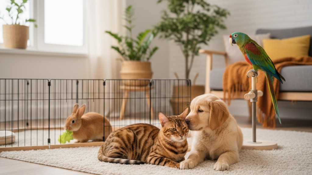 Convivance du Bengal rouge avec d'autres animaux : conseils pour une harmonie à la maison