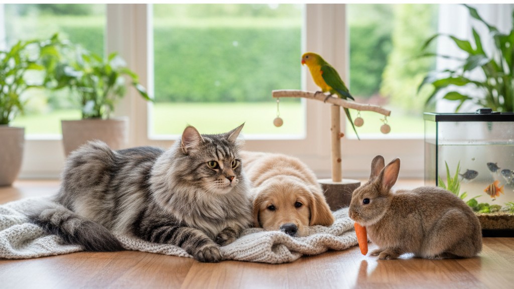 Convivre harmonieusement avec un chat Norvégien et d'autres animaux à la maison