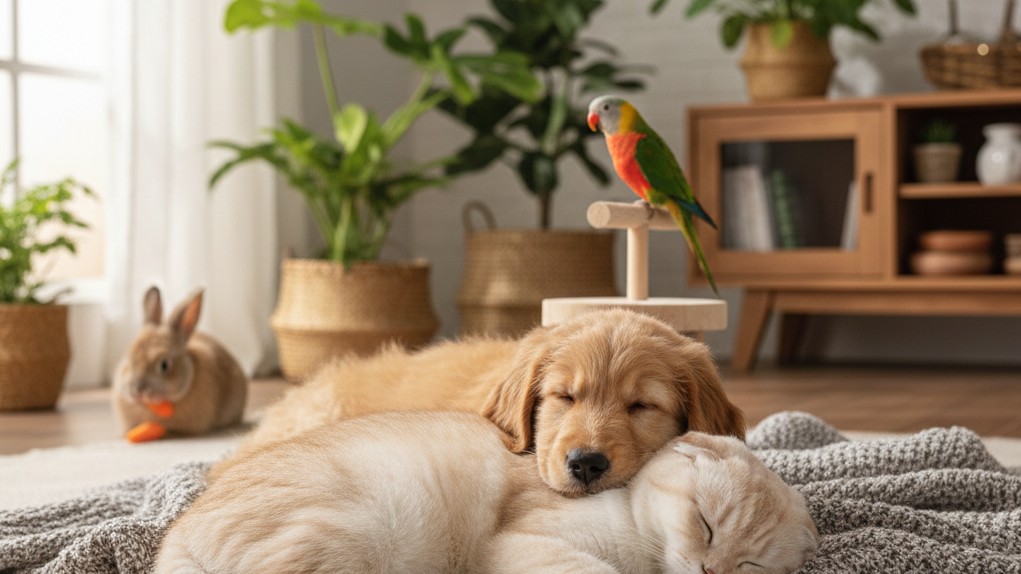 Convivre harmonieusement avec un chat Scottish Fold et d'autres animaux à la maison