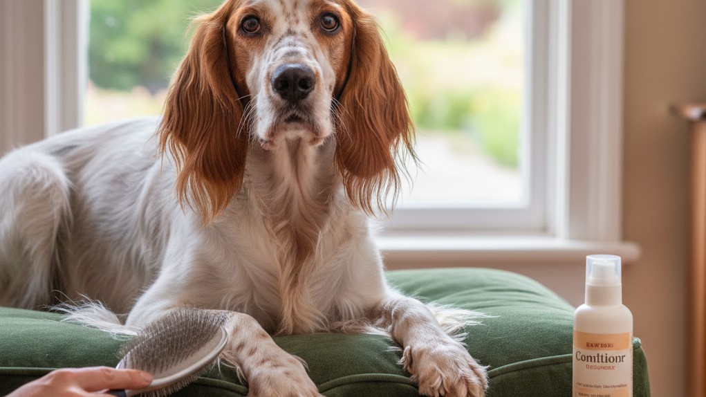 Soins spécifiques du pelage de l’English Setter : gardez son pelage en pleine santé
