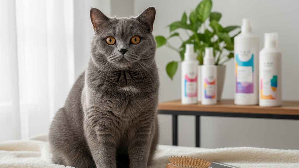 Soins spécifiques du pelage du chat British Shorthair : entretien et santé