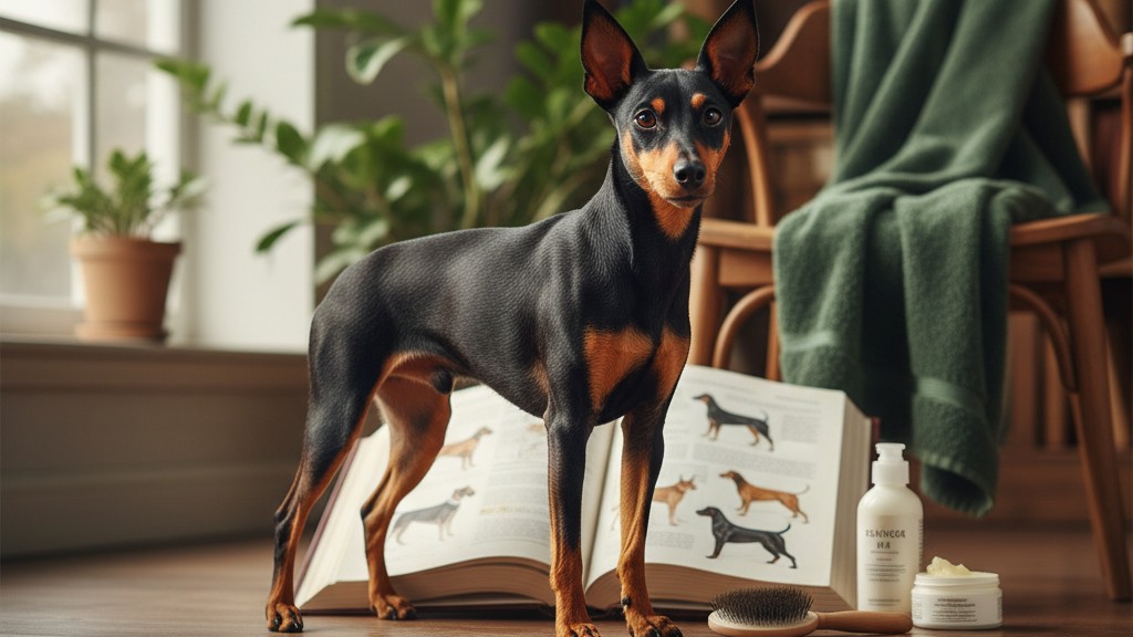 Soins spécifiques pour le pelage et la peau du Manchester Terrier