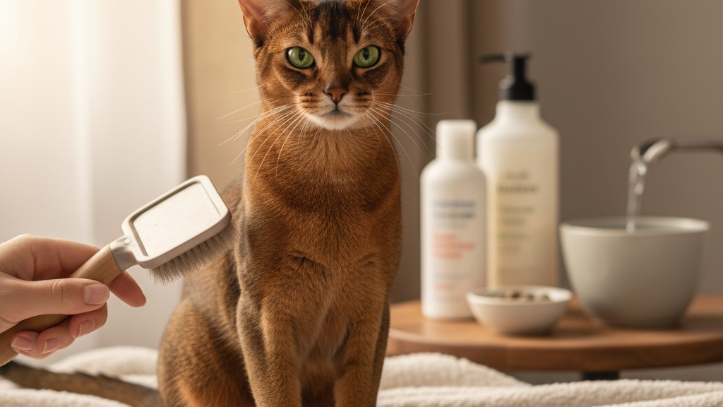 Soins spécifiques pour entretenir le pelage et la santé du chat Abyssin
