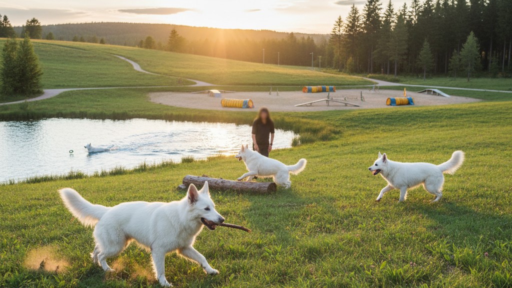 Exercice et activités recommandées pour le Berger Blanc Suisse