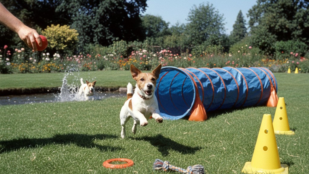 Exercices et jeux recommandés pour garder votre Parson Russell Terrier heureux et en bonne santé