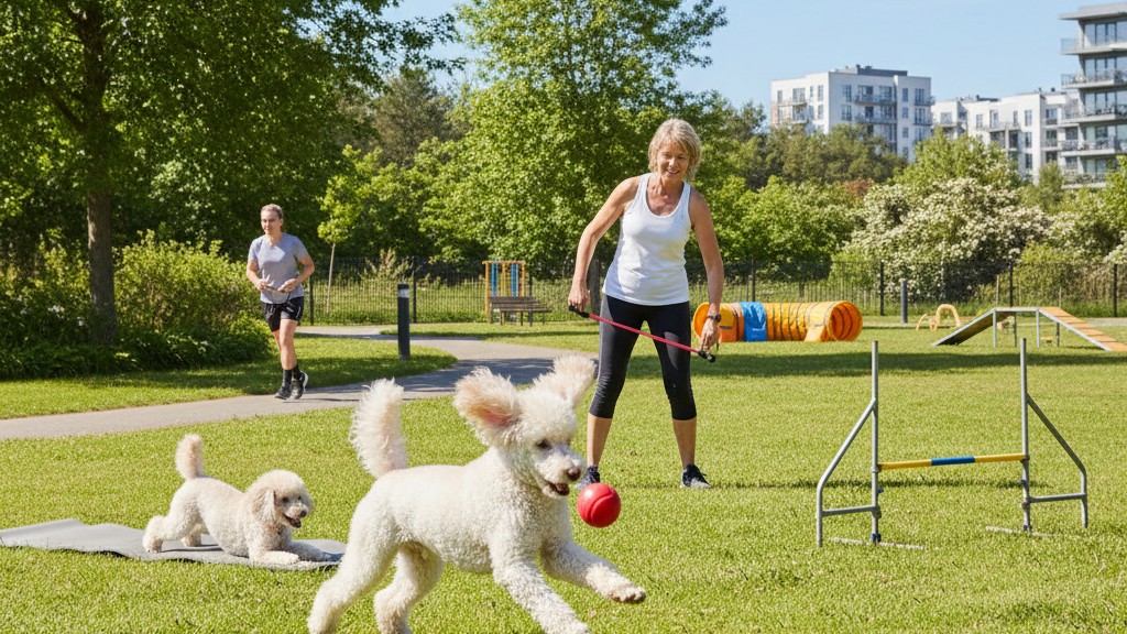 Exercices quotidiens recommandés pour garder votre Caniche actif