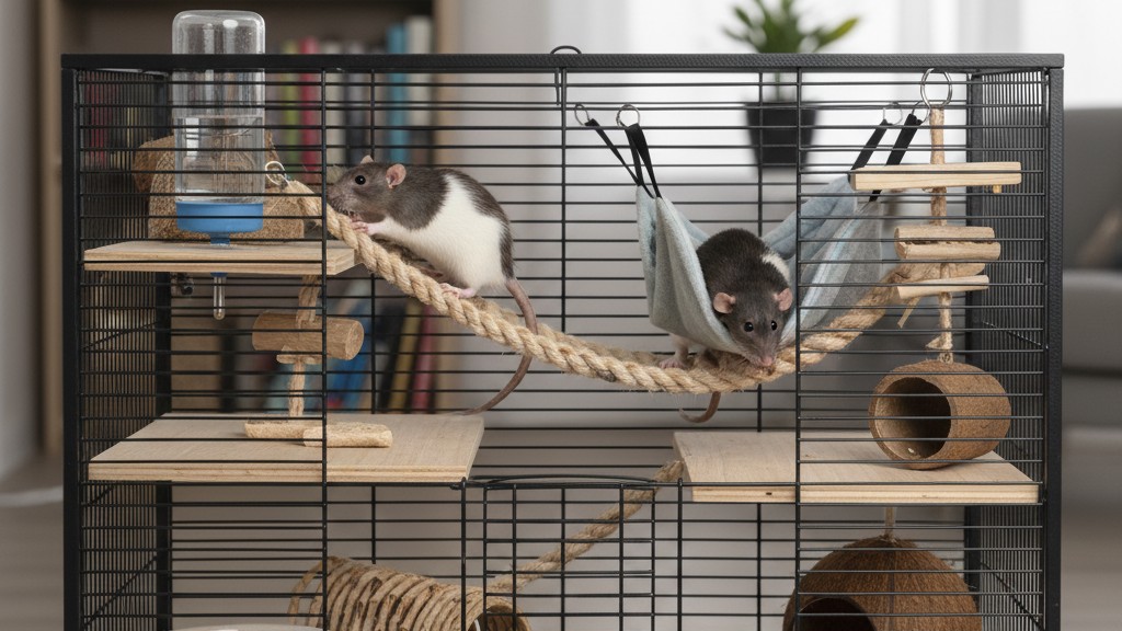 Le habitat idéal pour votre rat domestique : comment préparer sa cage