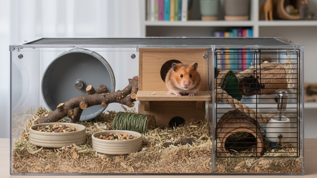 Le meilleur habitat pour votre hamster syrien : cages, accessoires et entretien
